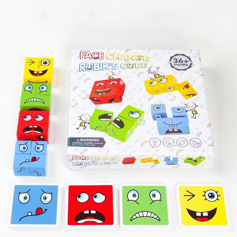 Fun Changing Face Magic Cube Building Blocks