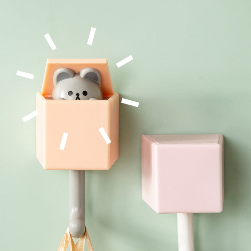 Cute Cat Key Hook Wall Decoration