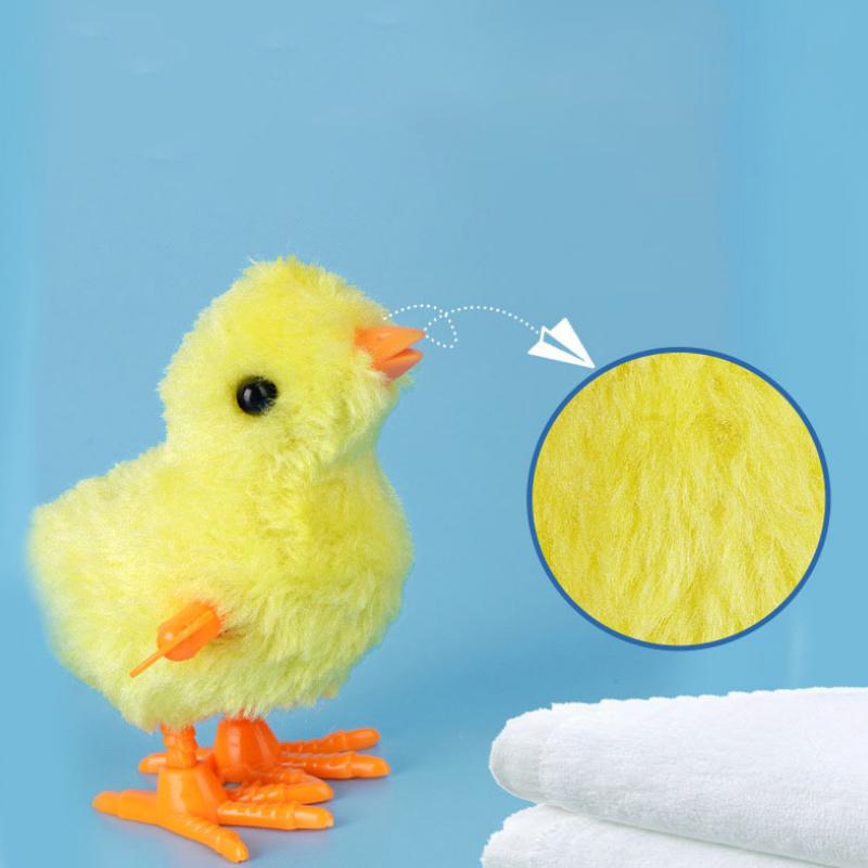 Simulation Plush Jumping Chick Toy (4PCS)