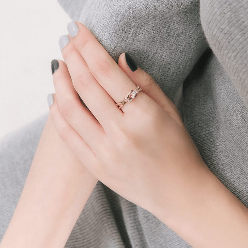 Friendship Love Knot Ring