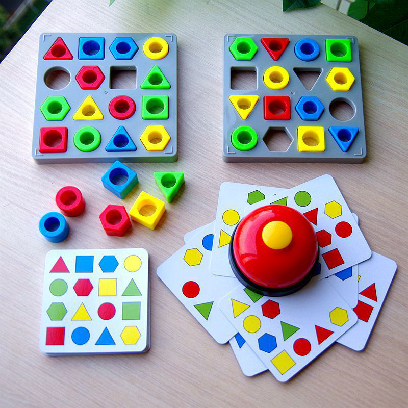 Shape Matching Game Color Sensory Educational Toy