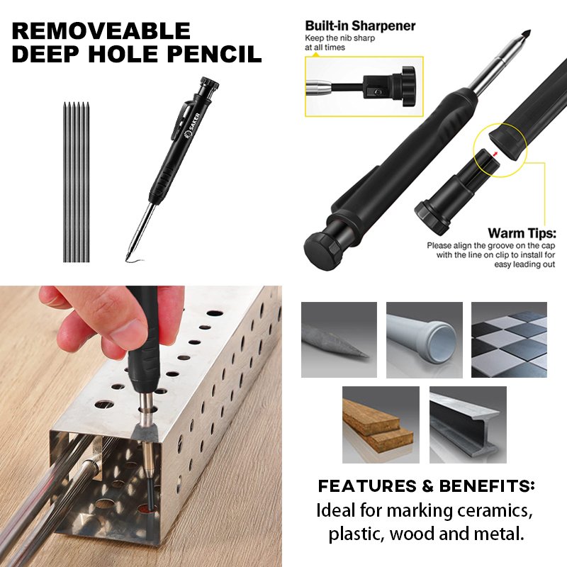 Multi-function construction pencil