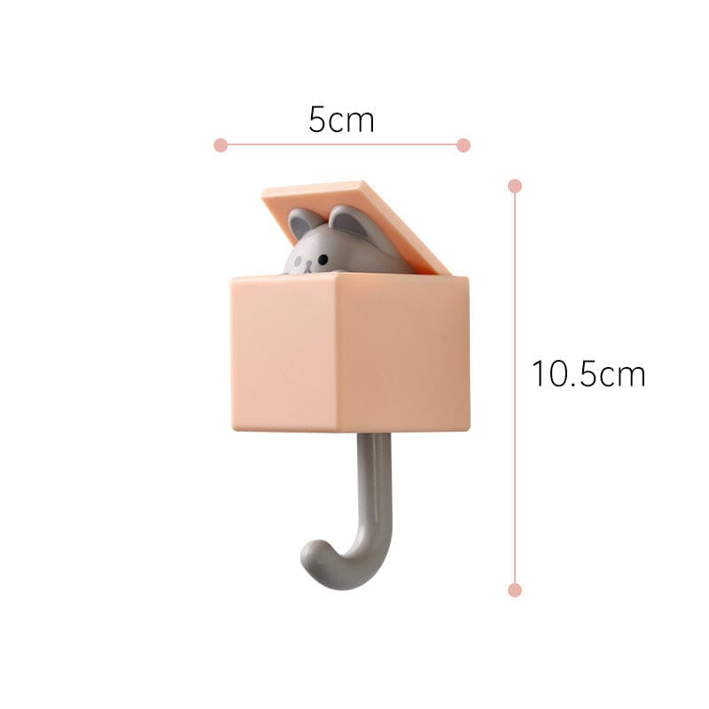 Cute Cat Key Hook Wall Decoration